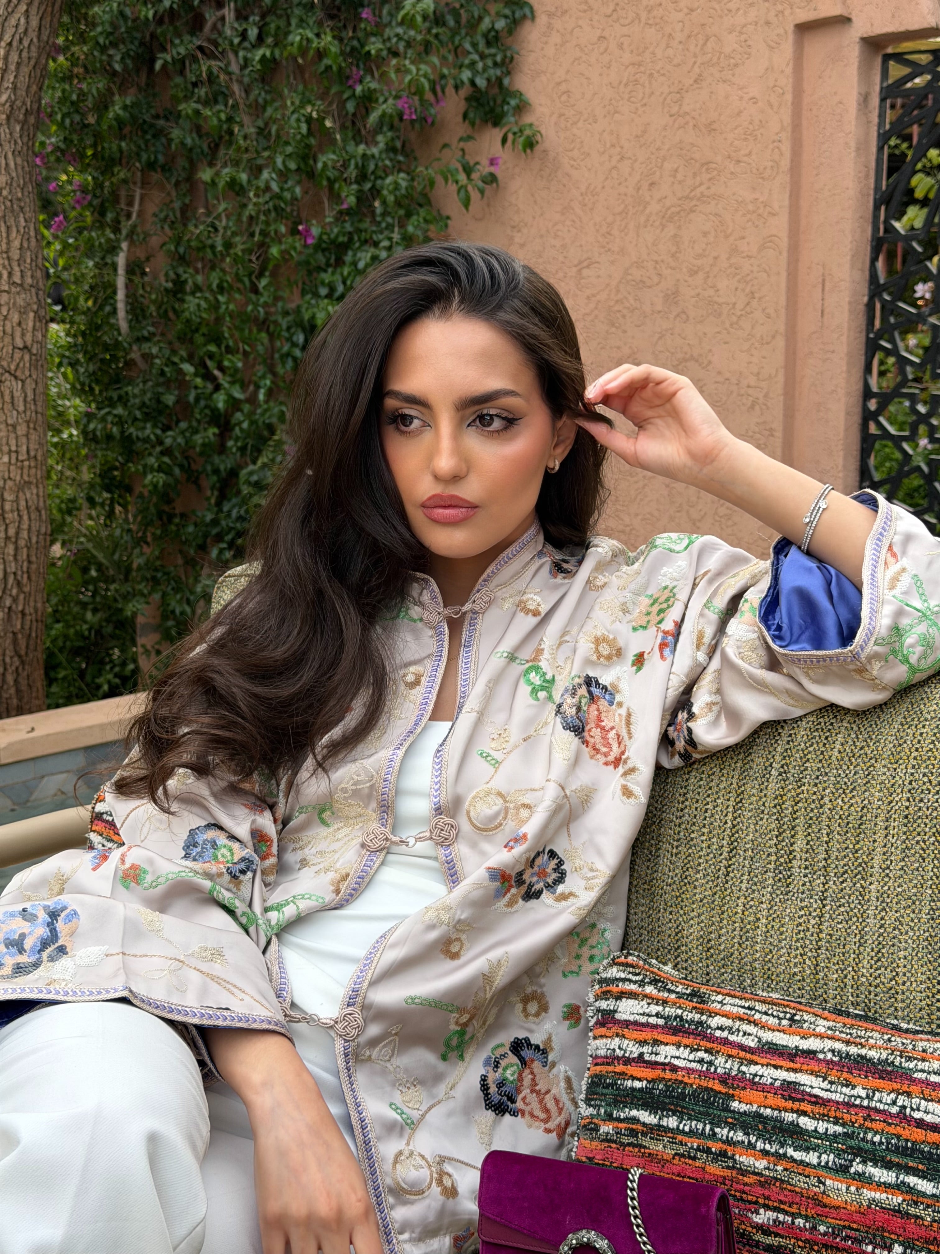 Light Grey Mandarin Jacket