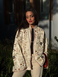 Cream Mandarin Jacket