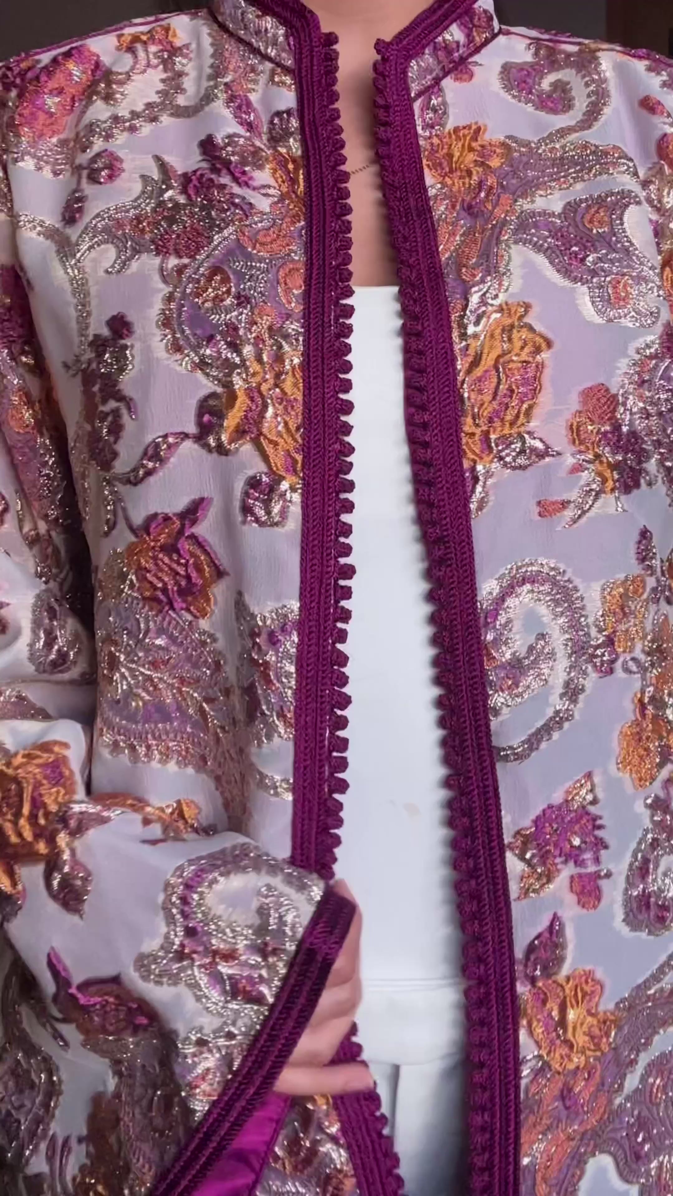 Pink Beldi Short Kimono